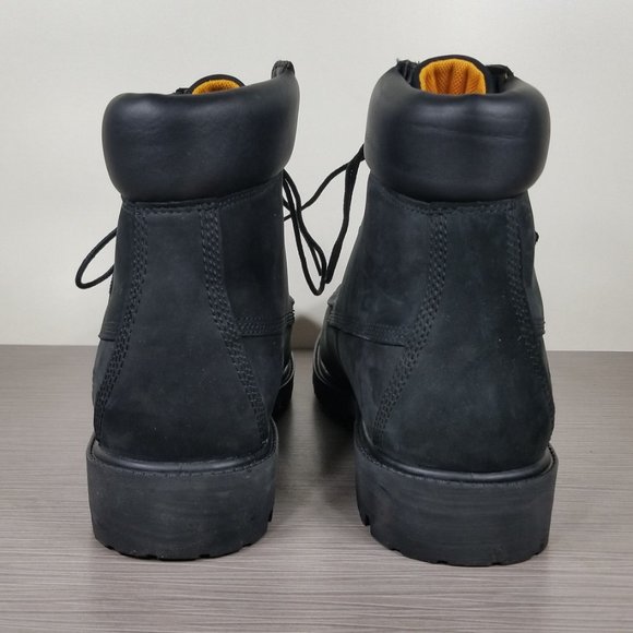 Timberland Icon 6-Inch Moc Fashion Boot, Black Leather, Mens Size Left-8.5 / R-9 - Picture 5 of 12